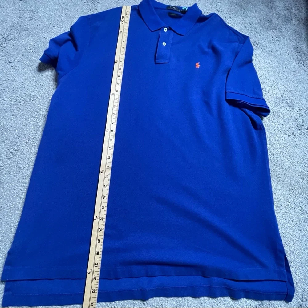 POLO Ralph Lauren Men's Royal Blue Short Sleeve Polo Shirt Sz XXL 2XL